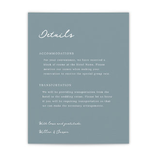 D'accompagnement Carte de boîtier Mariage Pensacola