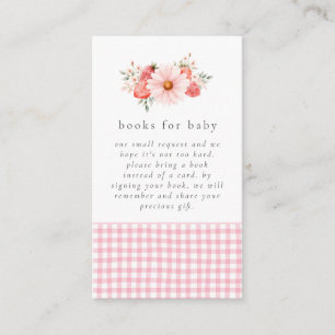 D'accompagnement Carte de boîtier pour Baby shower bébé doux Berry