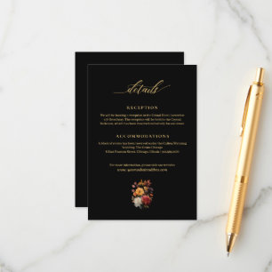 D'accompagnement Carte de boîtier pour Mariage de fleurs de Terraco