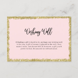 D'accompagnement Carte de boîtier pour Parties scintillant rose et 