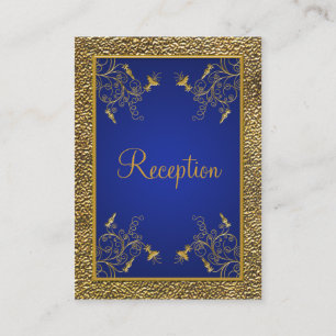 D'accompagnement Carte de boîtier Royal Blue et Gold