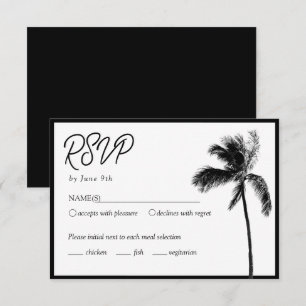 D'accompagnement Carte de boîtier RSVP Bat mitzvah personnalisée Pa