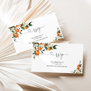 D'accompagnement Carte de boîtier RSVP petite cuite