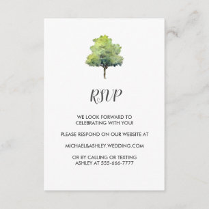 D'accompagnement Carte de boîtier RSVP Russe Barn Mariage campagnar