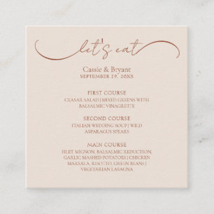 D'accompagnement Carte de boîtier Rustique Mariage en terre cuite