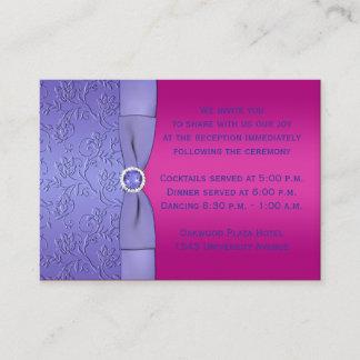 D'accompagnement Carte de boîtier violet à puce à puce à puce Fuchs