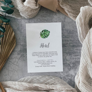 D'accompagnement Carte de boîtier Wild Tropical Palm Hotel