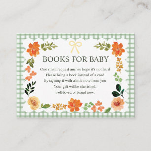 D'accompagnement Carte de carton de fermeture de Baby Shower 019 Fo