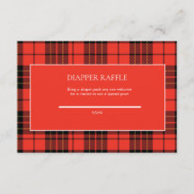 Carte de carton rouge classique inspirée pour la b
