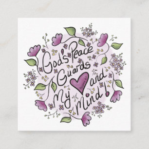 D'accompagnement Carte de clôture pour la paix de Dieu