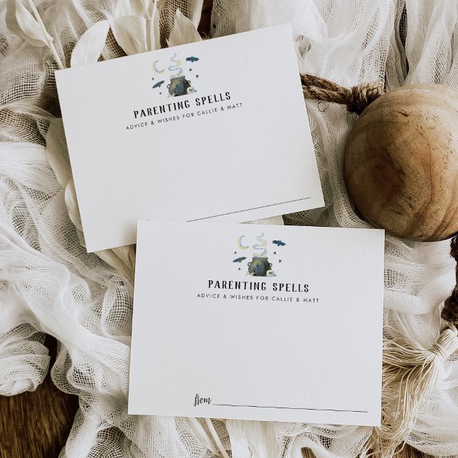 D'accompagnement Carte de conseil Baby shower d'Halloween (Créateur téléchargé)