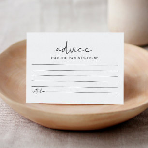 D'accompagnement Carte de conseil Baby shower STELLA