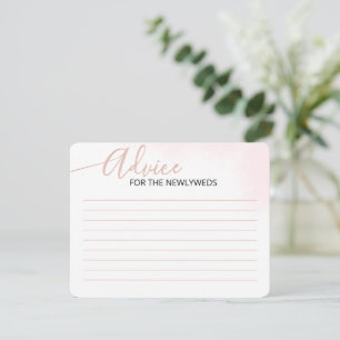 D'accompagnement Carte de conseil de Fête des mariées de script min