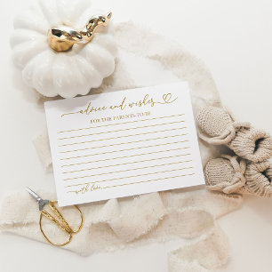 D'accompagnement Carte de conseils pour Baby Shower 'Camion Rouge C