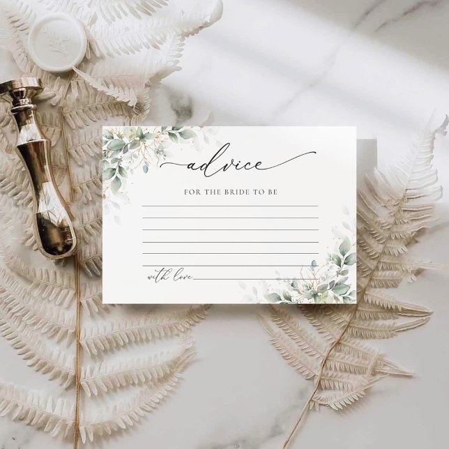 D'accompagnement Carte de conseils pour un mariage élégant avec de  (Créateur téléchargé)