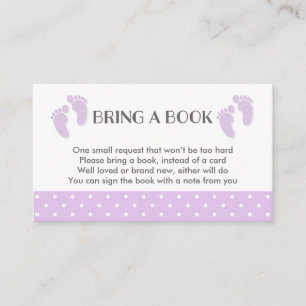 D'accompagnement Carte de demande de Baby shower de de pattes pour