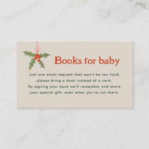 D'accompagnement Carte de demande de Baby shower Merry Little