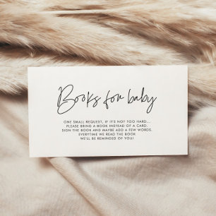 D'accompagnement Carte de demande de baby shower minimaliste modern