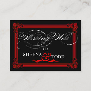 D'accompagnement Carte de demande de cadeau en espèces "Wishing Wel