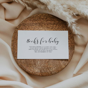 D'accompagnement Carte de demande de carnet de baby showers simple 