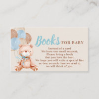 Carte de demande de carnet d'ours Teddy