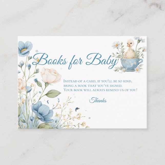 D'accompagnement Carte de demande de livres Silly Goose pour bébé (Devant)