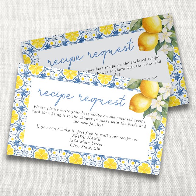 D'accompagnement Carte de demande de recette pour la douche de mari (Créateur téléchargé)