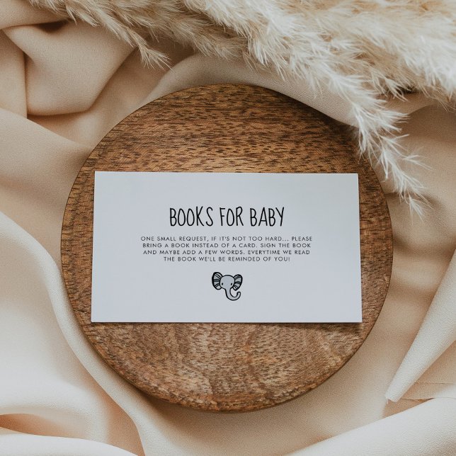 D'accompagnement Carte de demande de réservation de baby shower d'é (Créateur téléchargé)