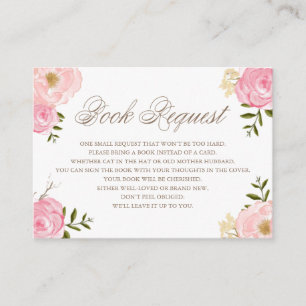 D'accompagnement Carte de demande de réservation pour les fleurs d'