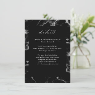 D'accompagnement Carte de détails Black Marble 2 LG