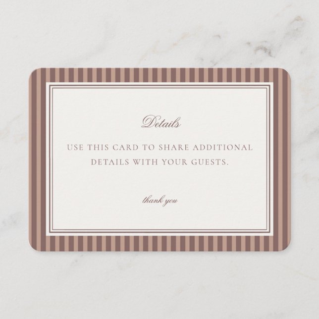 D'accompagnement Carte de détails d'amour brassant Martini Espresso (Devant)