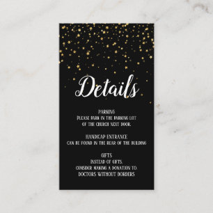 D'accompagnement Carte de détails d'anniversaire de mariage avec co