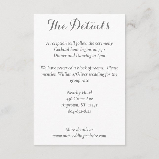 D'accompagnement Carte de détails de Magnolia rose et blanc (Devant)