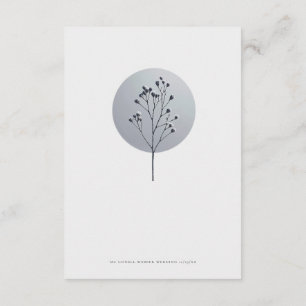 D'accompagnement Carte de détails de mariage à la brindille enneigé