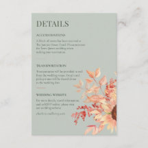 Carte de détails de mariage au jardin de tournesol