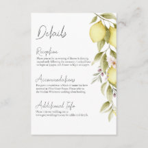 Carte de détails de mariage au verger d'oliviers