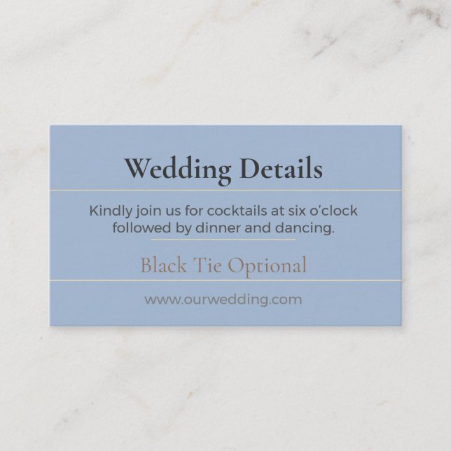 D'accompagnement Carte de détails de mariage Boho | Luxe Floral Chi (Devant)