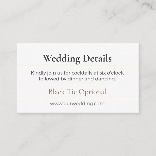 D'accompagnement Carte de détails de mariage Boho | Luxe Floral Chi (Devant)