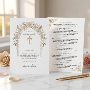 D'accompagnement Carte de Détails de Mariage Catholique