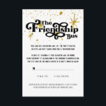 D'accompagnement Carte de détails de transport bat mitzvah<br><div class="desc">Cette carte d'enceinte permettra à vos invités de savoir comment les enfants seront transportés à la fête. Cette suite design Black & Gold est la meilleure façon de célébrer la fête de l'année. Ajoutez votre libellé personnalisé à cette conception à l'aide des cases "Modifier ce modèle de conception" situées à...</div>