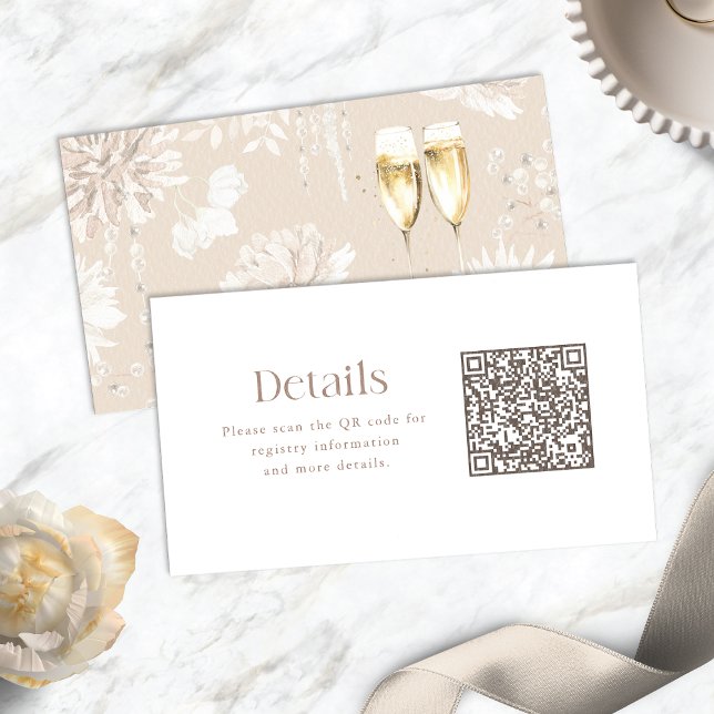 D'accompagnement Carte de détails d'encart de perle (Pearl Detail Enclosure Card
)