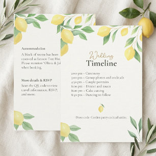 D'accompagnement Carte de détails et de chronologie de mariage au c