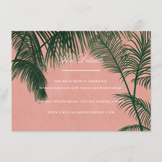 D'accompagnement Carte de direction Palm Springs (Devant)