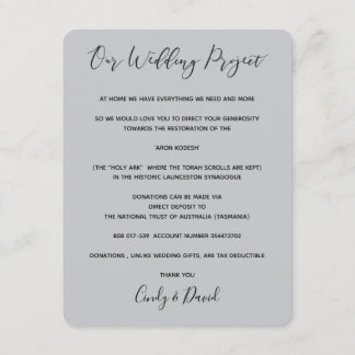 D'accompagnement Carte de don - Forêt romantique