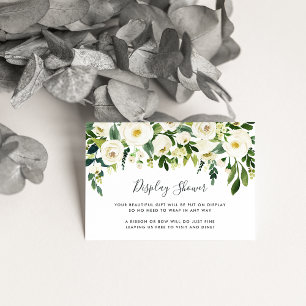 D'accompagnement Carte de douche à écran floral Alabaster