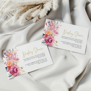 D'accompagnement Carte de douche à écran violet Fleur sauvage