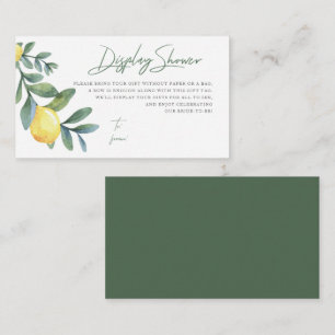 D'accompagnement Carte de douche d'affichage, Pas d'emballage, Fête