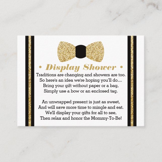 D'accompagnement Carte de douche d'affichage, Petit homme, Cravate  (Devant)