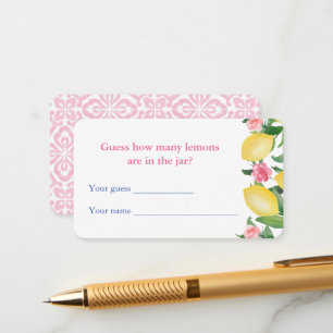 D'accompagnement Carte de jeu de Baby Shower Mariage : Devinez comb