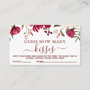 D'accompagnement Carte de jeu pour baby shower : Devinez combien de